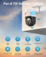 SWANN Pro 4K Ultra HD, 16 Channel Security Camera System, 2TB NVR, 8 Dome + 1 Pan & Tilt PoE IP Cameras Outdoor, 12MP Video, Wired Surveillance CCTV, Motion 24/7 Recording Security Camera, 169008DE1PT - Image 4